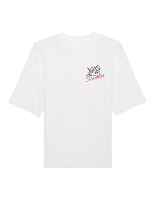 T-shirt Oversize Brodé "Sororité"