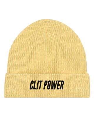 Beanie Fisherman Brodé "Clit Power"