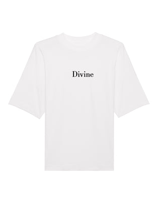 T-shirt Oversize Brodé “Divine"