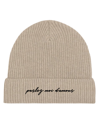 Beanie Fisherman Brodé "Parlez Moi d'Amour"