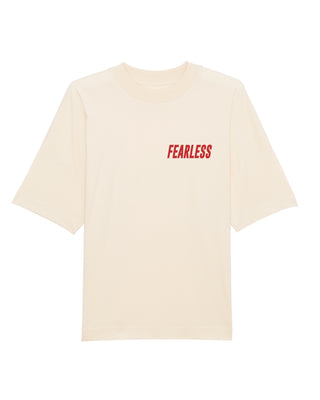 T-shirt Oversize Brodé “Fearless"