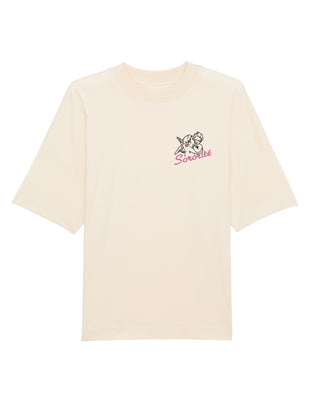 T-shirt Oversize Brodé "Sororité"