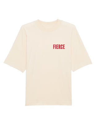 T-shirt Oversize Brodé "Fierce"