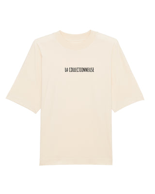 T-shirt Oversize Brodé "La Collectionneuse"