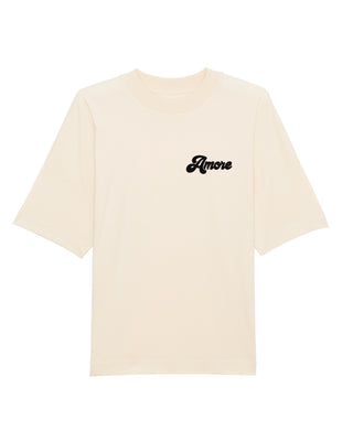 T-shirt Oversize Brodé "Amore"