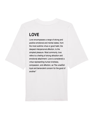 T-shirt Oversize "Love Definition"