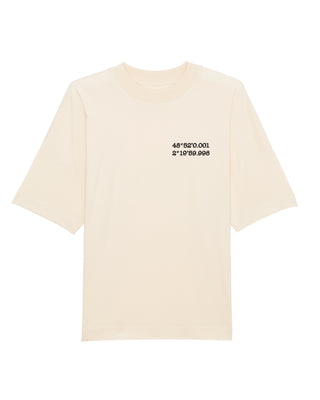 T-shirt Oversize Brodé "Coordinates"