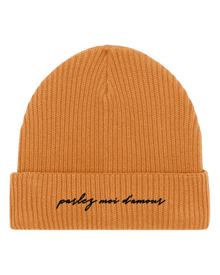 Beanie Fisherman Brodé "Parlez Moi d'Amour"