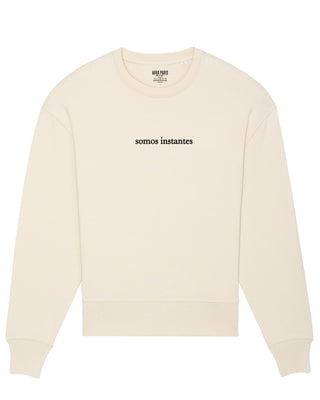 Sweatshirt Classic Brodé "Somos Instantes"