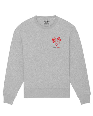 Sweatshirt Classic Brodé "Sweet Heart"