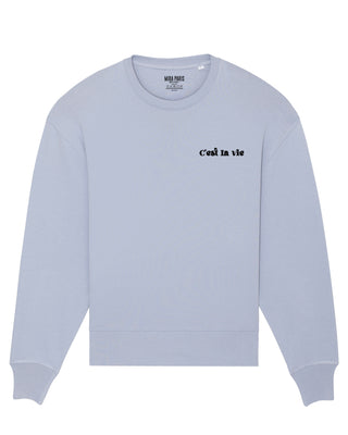 Sweatshirt Classic Brodé "C'est La Vie"