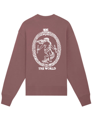 Sweatshirt Oversize Brodé "The world"