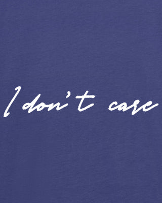 T-shirt Oversize Brodé “I Don't Care"