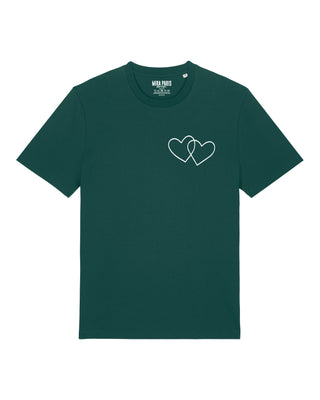 T-shirt Classic Brodé "Double Hearts"