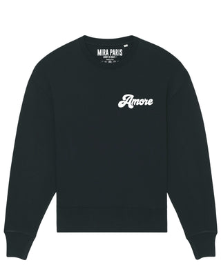 Sweatshirt Oversize Brodé "Amore"