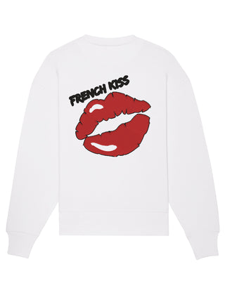 Sweatshirt Oversize Brodé "French Kiss"