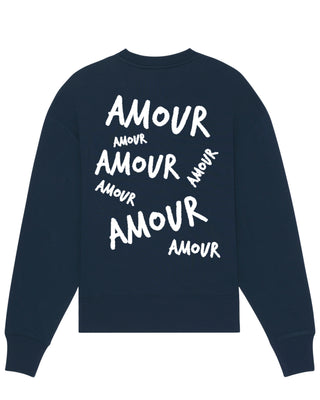 Sweatshirt Oversize Brodé "Amour"