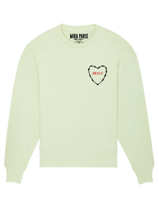 Sweatshirt Classic Brodé "Amour"