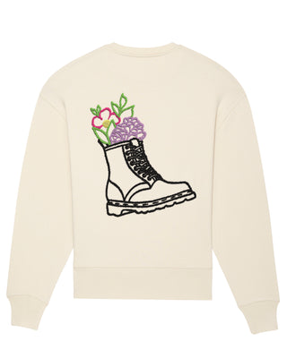 Sweatshirt Oversize Brodé "Boots"