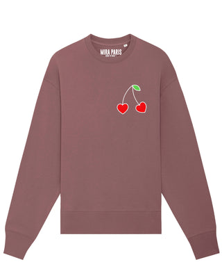 Sweatshirt Classic Brodé "Cerises"