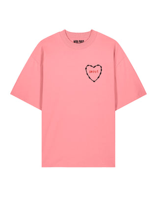 T-shirt Oversize Brodé "Amour"