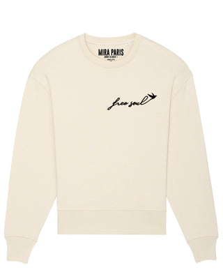 Sweatshirt Classic Brodé "Free Soul"