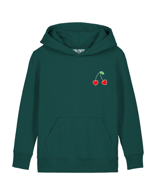 Hoodie Kids Brodé "Cerises"