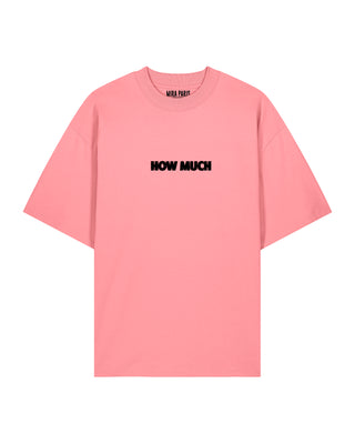 T-shirt Oversize Brodé "How Much"