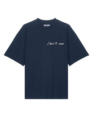 T-shirt Oversize Brodé “I Don't Care"