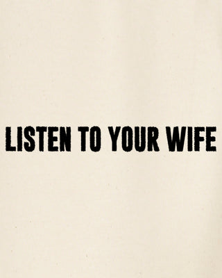 Jogging Classic Brodé "Listen To Your Wife"