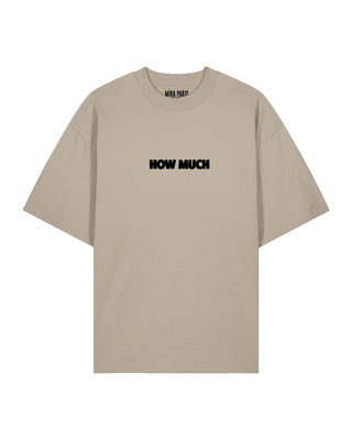 T-shirt Oversize Brodé "How Much"