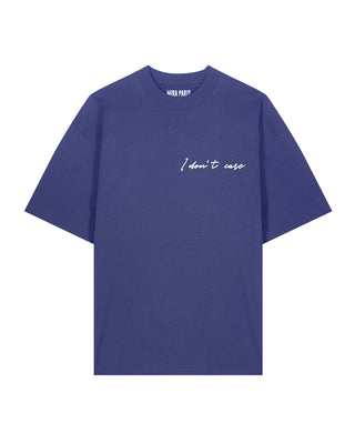 T-shirt Oversize Brodé “I Don't Care"