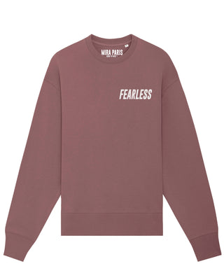 Sweatshirt Oversize Brodé "Fearless"