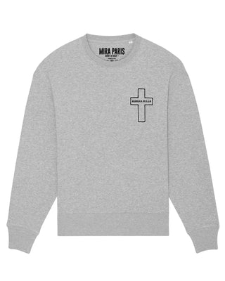 Sweatshirt Oversize Brodé "Karma Kills"