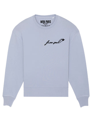 Sweatshirt Classic Brodé "Free Soul"