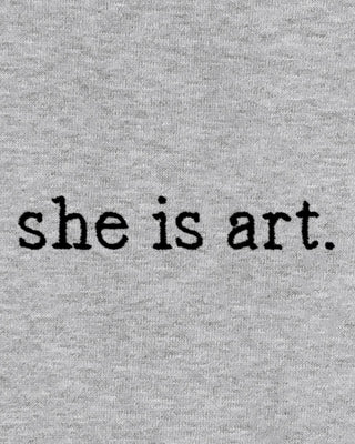 Jogging Classic Brodé "She Is Art"