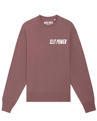 Sweatshirt Oversize Brodé "Clit Power"