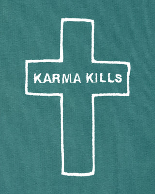 Hoodie Vintage Brodé "Karma Kills"