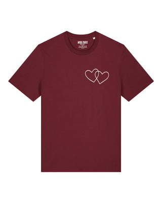 T-shirt Classic Brodé "Double Hearts"