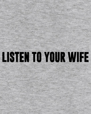 Jogging Classic Brodé "Listen To Your Wife"