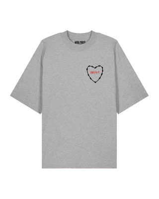 T-shirt Oversize Brodé "Amour"