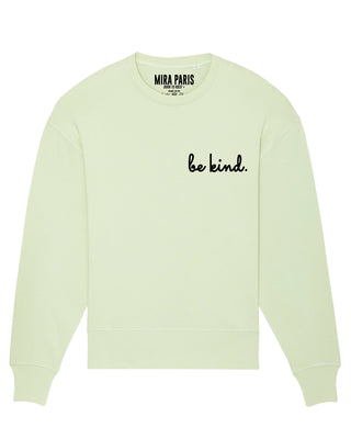 Sweatshirt Oversize Brodé "Be Kind"