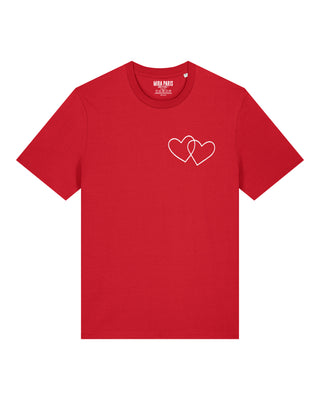 T-shirt Classic Brodé "Double Hearts"