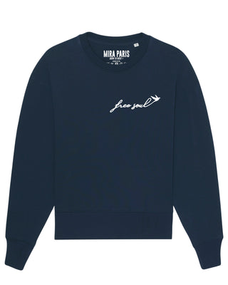 Sweatshirt Classic Brodé "Free Soul"