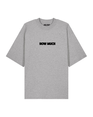 T-shirt Oversize Brodé "How Much"