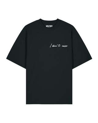 T-shirt Oversize Brodé “I Don't Care"