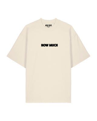 T-shirt Oversize Brodé "How Much"