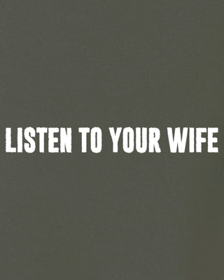 Jogging Classic Brodé "Listen To Your Wife"