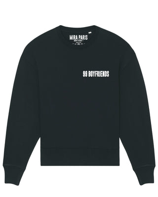 Sweatshirt Oversize Brodé "99 Boyfriends"