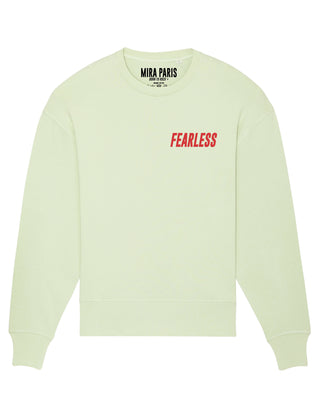 Sweatshirt Oversize Brodé "Fearless"